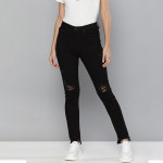 Women Navy Blue Skinny Fit High-Rise Jeans