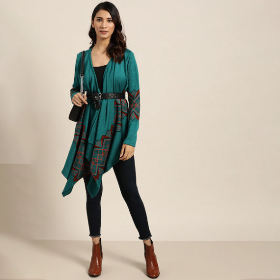 http://631760.leandytrade-hk.tech/products/women-teal-green-black-geometric-patterned-longline-waterfall-shrug