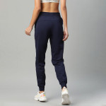 Blue Printed Detail Skinny Fit Joggers