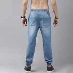 Men Blue Stretchable Jogger Jeans