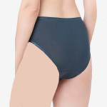 Women Blue High Waist Full Coverage Brief