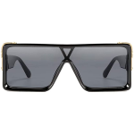 Dervin Retro Square Oversized Sunglasses for Men and Women